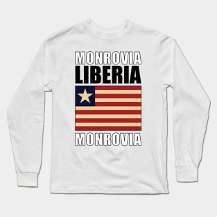 Flag of Liberia Long Sleeve T-Shirt